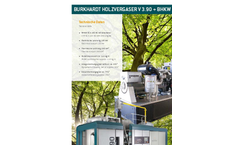 Burkhardt - Model ECO 165 HG - Wood Gas CHP Plant  Brochure