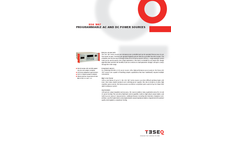 Teseq - Model NSG 1007 - Programmable AC and DC Power Sources System Brochure