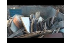 Komptech Crambo Shredding Waste Wood Video