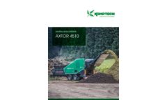 Komptech Axtor - Model 4510 / 6210 - Universal High-Speed Wood Chipper Brochure