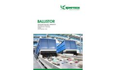 Komptech Ballistor - Stationary Ballistic Separator - Datasheet