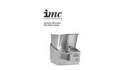 IMC - Model PC2 - Potato Chipper Brochure