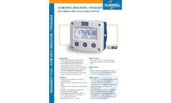 Fluidwell - Model F110 - Field Mount - Flow Rate Indicator / Totalizer - Datasheet