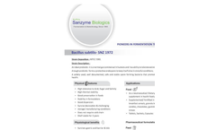 Sanzyme - Bacillus Subtilis Brochure