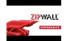 ZipWall ZipperKnife - Prevent Zipper Jams in Dust Barrier Zipper Door - Video