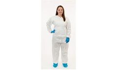 GammaGuard CE - Model CE11013CIS - Tunnelized Elastic Wrist & Ankle Bound Seam Clean Processed Sterile Coverall