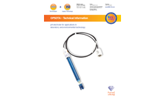 OPSOTA - pH Electrode for Applications in Laboratory and Environmental Technology - Technical Data Sheet