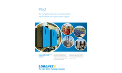 Lorentz - Solar Powered Surface Water Pumps Brochure