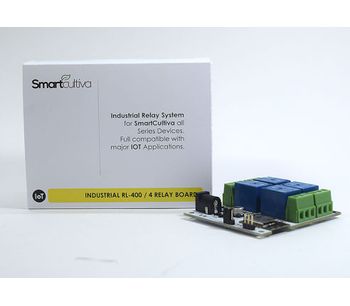 Smartcultiva - Model RL-400 - Industrial Relay with 4 Switchs