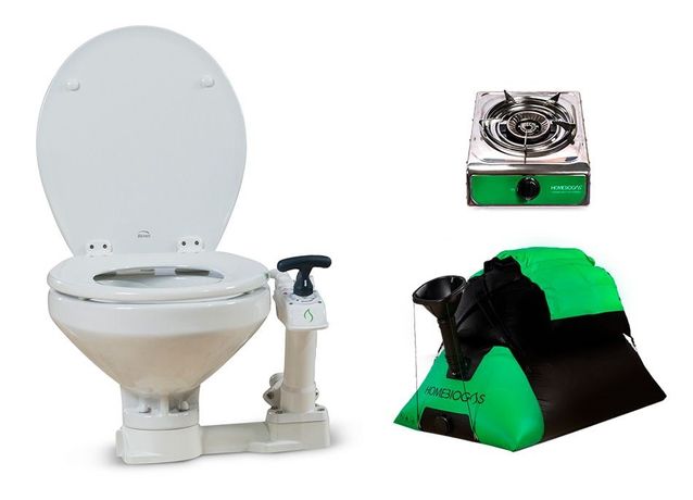 HomeBiogas - Model 2.0 - Bio-Toilet Kit