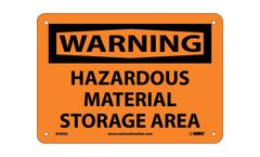 NMC - Warning Hazardous Material Storage Area Sign