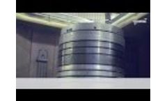 Thermal Cleaning of a disassembled 7 layer blown film die head in a SCHWING VacuClean 1713 System Video