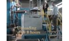 Thermal Cleaning Process of an assembled spin pack in a SCHWING InnovaClean Fluidized Bed System Video