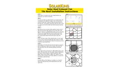Solarking - Solar Roof Vent  Brochure