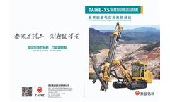 Taiye - Model X5-DTH - High Wind Pressure Drilling Rig Brochure