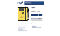 Felix - Model F-960 - Gas Analyzer  Brochure