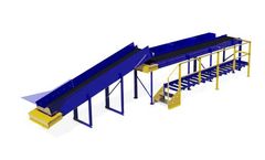 Tuffman - Model TS-T-1000-00 - 3-Bin Mini Sorting Station - Excellent for plastics, papers and other light recyclable waste