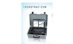 Echotrac - CVM - Single Beam Echosounders – Brochure