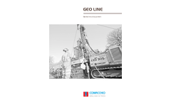 Comacchio - Model GEO 205 - Hydraulic Drilling Rigs Brochure