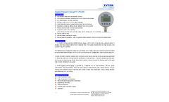 XuYan - Model XY-PG200 - Digital Pressure Gauge - Brochure