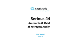 Serinus 44 Ammonia & Oxides of Nitrogen Analyser - Manual