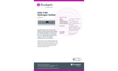 Ecotech Acoem - Model H2S-1100 - Hydrogen Sulfide Converter - Datasheet