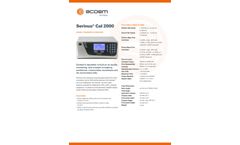 Ecotech Acoem Serinus - Model Cal 2000 - Ozone Transfer Standard - Datasheet