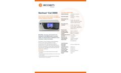 Ecotech Acoem Serinus - Model Cal 3000 - Gas Dilution Calibrator With Internal Ozone Generator and Ozone Photometer (Ozone Transfer Standard) - Brochure