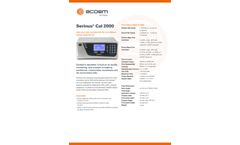 Acoem Serinus - Model Cal 2000 - Gas Dilution Calibrator With Internal Ozone Generator - Brochure