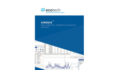Ecotech - Version Airodis - Data Collection, Validation, Auditing and Reporting Software - Brochure
