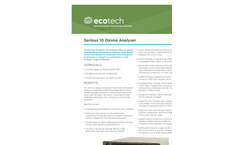 Acoem Ecotech Serinus - Model 10 - Ozone Analyzer - Brochure