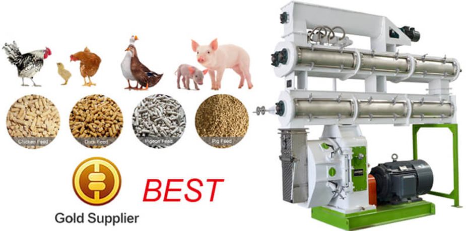 Industrial Livestock Feed Pellet Mill Production Machine On Sale-0