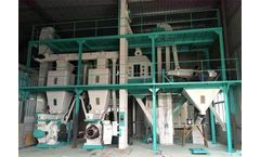 Simple Animal Feed Processing Equipment Feed Pellet Production Line