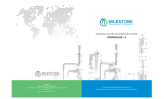 StoneChlor - Model S - Electrochlorination System Brochure