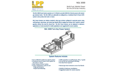 LPP - Model NGL 3000 - Multi-Fuel Mobile Power System Brochure