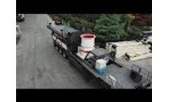 The stone crushing plant is going to ship to other country. Video
