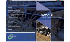 Agritech - Model Rumate - Targeted Release Nitrogen - Brochure