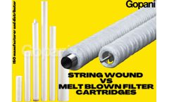 Gopani Product Systems - String Wound Vs Melt Blown Filter Cartridges