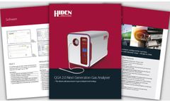 Hiden Analytical Ltd Unveils Brochure for QGA 2.0 Next Generation Gas Analyser