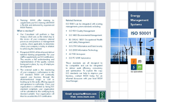 ISO 50001:2011 Energy Management Brochure
