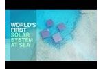 Solar panels at sea - unlimited energy without using land. SolarSea by Swimsol Video