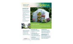 Garden Master Greenhouse - Datasheet