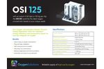 OSI - Model 125 - Single Bed Oxygen Concentrators - Brochure
