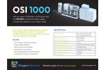 OSI - Model 1000 - Single Bed Oxygen Concentrators - Brochure