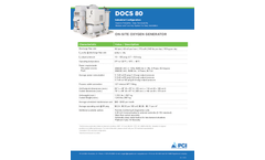 PCI - Model 80 - Deployable Oxygen Concentration System (DOCS) Brochure