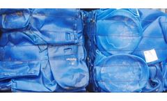 HDPE blue drum regrinds - Model plastic bales hdpe drum scrap - HDPE plastic drum scrap for sale, HDPE blue regrinds, HDPE drums bale, lumps, ,mix regrind