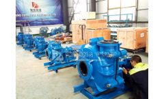 Corrosion resistant rubber liner slurry pump and polyurethane slurry pump finished to replace metal pump