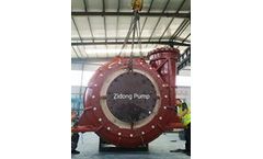 Zidong® Pump company launched newly designed ZN600 CSD600 heavy duty dredging pump