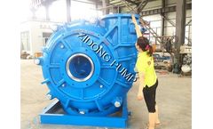ZIDONG pump company - Model AH - mining slurry pump for highly abrasive solid slurries