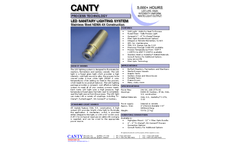 Canty - Model HYL 52 - Sanitary LED Lighting System Brochure